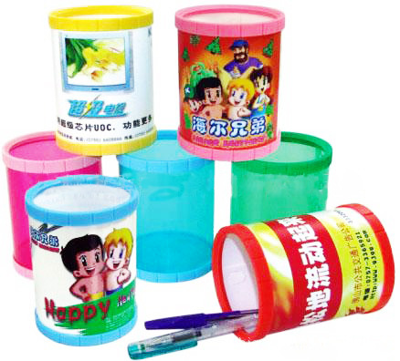 PP笔筒 文具办公用品订做产品质量好LOGO印刷鲜艳亮 价格优惠4